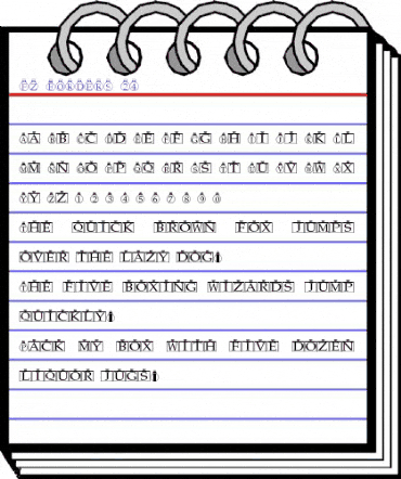 FZ BORDERS 24 Normal animated font preview FZ BORDERS 24 Normal animated font preview
