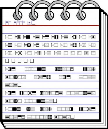 FZ DING 47 Normal animated font preview