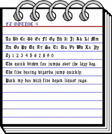 FZ GOTHIC 4 Normal animated font preview FZ GOTHIC 4 Normal animated font preview