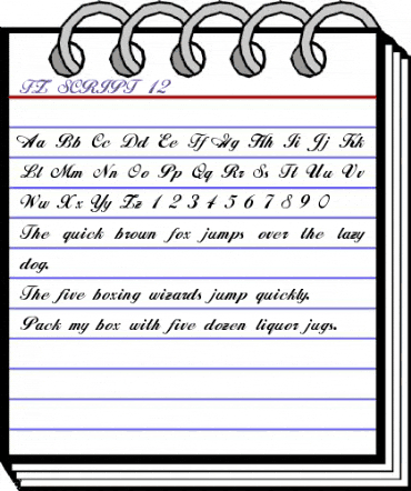 FZ SCRIPT 12 Normal animated font preview
