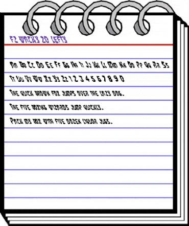 FZ WACKY 20 LEFTY Normal animated font preview FZ WACKY 20 LEFTY Normal animated font preview