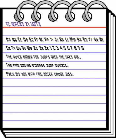 FZ WACKY 21 LEFTY Normal animated font preview FZ WACKY 21 LEFTY Normal animated font preview