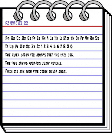 FZ WACKY 22 Normal animated font preview FZ WACKY 22 Normal animated font preview