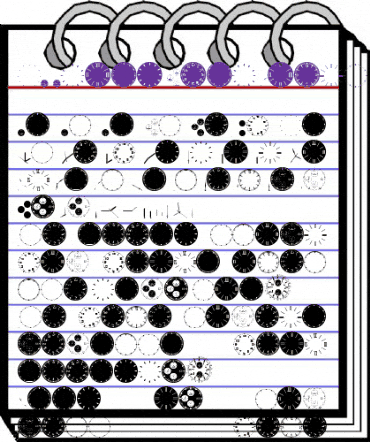 GA Clock Dial Round Regular animated font preview GA Clock Dial Round Regular animated font preview