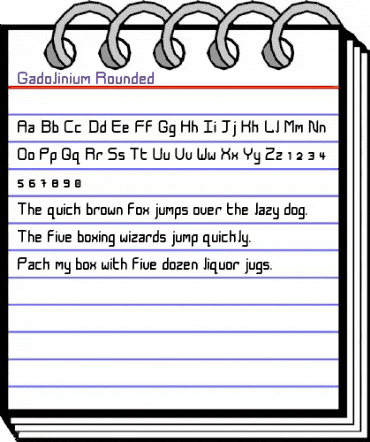 Gadolinium Rounded Medium animated font preview Gadolinium Rounded Medium animated font preview