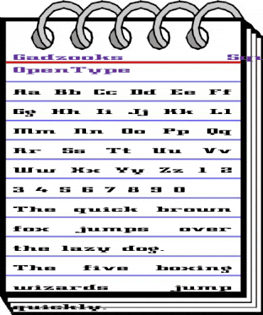 Gadzooks Squared animated font preview Gadzooks Squared animated font preview