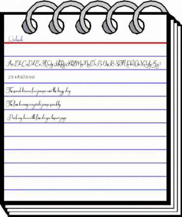 Galinah Regular animated font preview Galinah Regular animated font preview