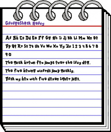 GarageShock Heavy animated font preview GarageShock Heavy animated font preview