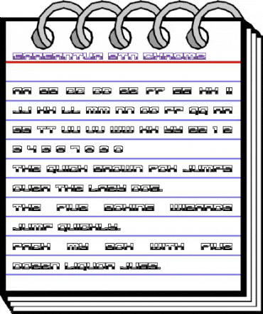 Gargantua BTN Chrome Regular animated font preview Gargantua BTN Chrome Regular animated font preview