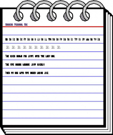 Garreng Personal Use Regular animated font preview Garreng Personal Use Regular animated font preview