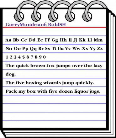 GarryMondrian6 BoldSH animated font preview GarryMondrian6 BoldSH animated font preview