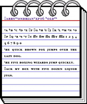 GarryMondrianExpt6 BoldSH animated font preview GarryMondrianExpt6 BoldSH animated font preview