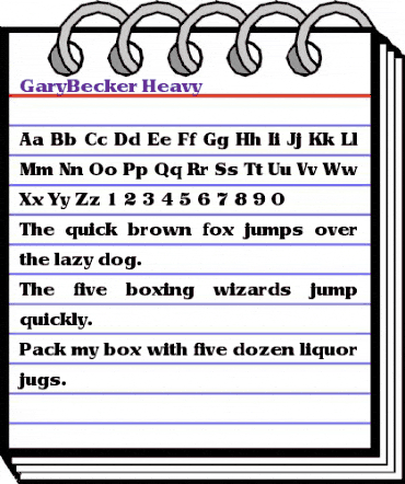 GaryBecker-Heavy Regular animated font preview GaryBecker-Heavy Regular animated font preview