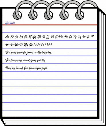 Gastpoll Regular animated font preview Gastpoll Regular animated font preview