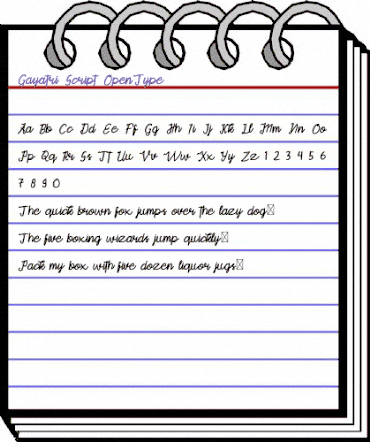 Gayatri Script animated font preview Gayatri Script animated font preview