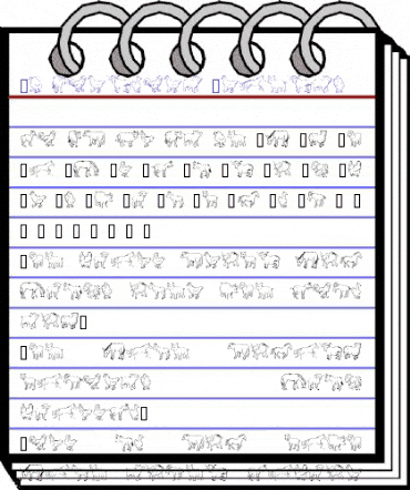 GE Barnyard Friends Regular animated font preview GE Barnyard Friends Regular animated font preview