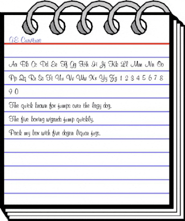 GE Curviture Regular animated font preview GE Curviture Regular animated font preview