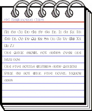 GE Hawthorne Caps Regular animated font preview GE Hawthorne Caps Regular animated font preview