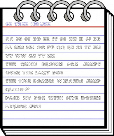 GE Tree House Regular animated font preview GE Tree House Regular animated font preview