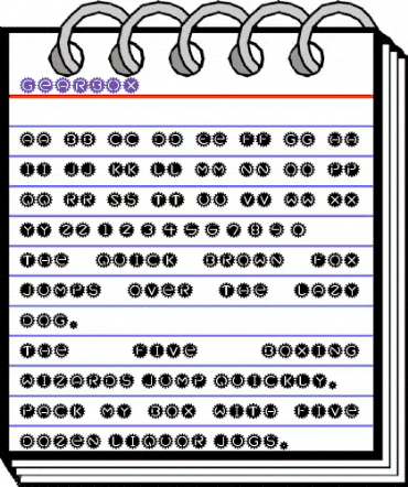 GearBox Regular animated font preview GearBox Regular animated font preview