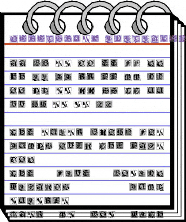 Gebetsbuch Initialen Regular animated font preview Gebetsbuch Initialen Regular animated font preview