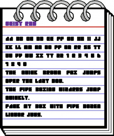 GEIST RND Regular animated font preview GEIST RND Regular animated font preview