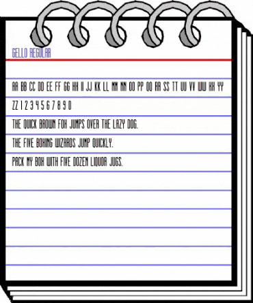 gello regular Regular animated font preview gello regular Regular animated font preview