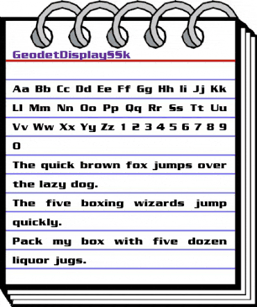 GeodetDisplaySSk Regular animated font preview GeodetDisplaySSk Regular animated font preview