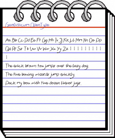 Geoliticum Regular animated font preview Geoliticum Regular animated font preview