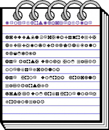 Geometric Ornaments Regular animated font preview Geometric Ornaments Regular animated font preview