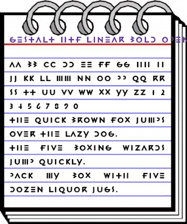 Gestalt HTF-Linear-Bold animated font preview Gestalt HTF-Linear-Bold animated font preview
