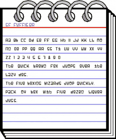 GF Fuffiger Normal animated font preview GF Fuffiger Normal animated font preview