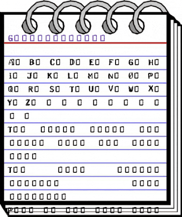 Ghettoblaster Regular animated font preview