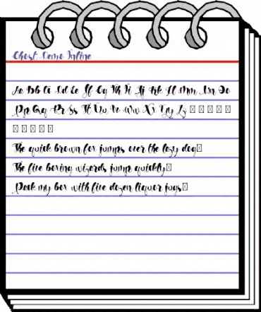Ghost Demo Inline Regular animated font preview