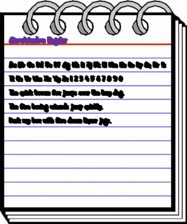 Ghoust shadow Regular animated font preview