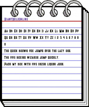 Giant bold inline Regular animated font preview Giant bold inline Regular animated font preview