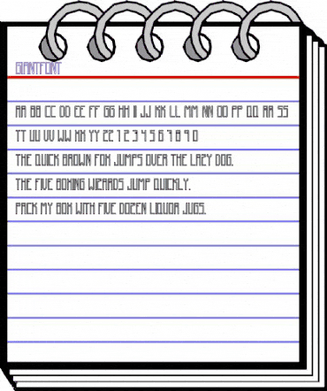 GiantFont Regular animated font preview