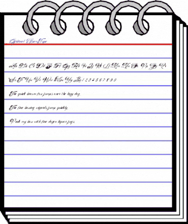 Gibrael Regular animated font preview