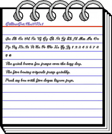 GilliesGotShaDRe1 Regular animated font preview GilliesGotShaDRe1 Regular animated font preview