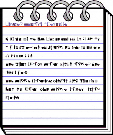 Ginger-Icons Regular animated font preview