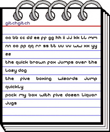 gitchgitch Regular animated font preview gitchgitch Regular animated font preview