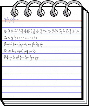 Glatang Collection Regular animated font preview Glatang Collection Regular animated font preview