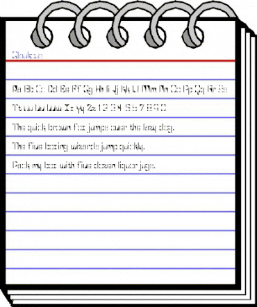 Glaukous Regular animated font preview