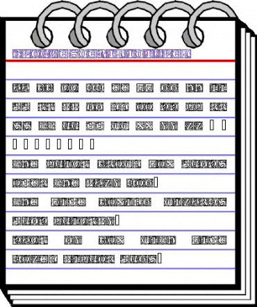 GloucesterInitialen Regular animated font preview GloucesterInitialen Regular animated font preview