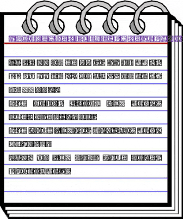 GloucesterInitials Regular animated font preview GloucesterInitials Regular animated font preview