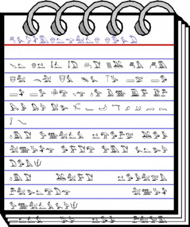 GlyphBasicB Bold animated font preview