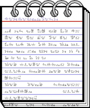 GlyphExtLibV Medium animated font preview GlyphExtLibV Medium animated font preview