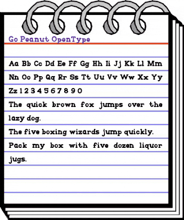 Go Peanut Regular animated font preview Go Peanut Regular animated font preview