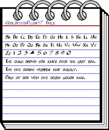 GoalSetterPlus67 Bold animated font preview GoalSetterPlus67 Bold animated font preview