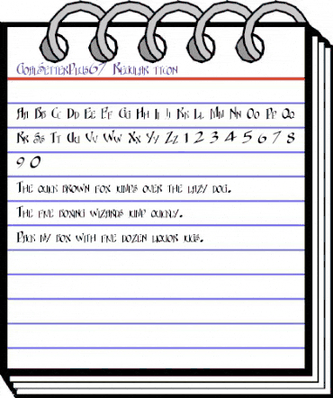 GoalSetterPlus67 Regular animated font preview GoalSetterPlus67 Regular animated font preview